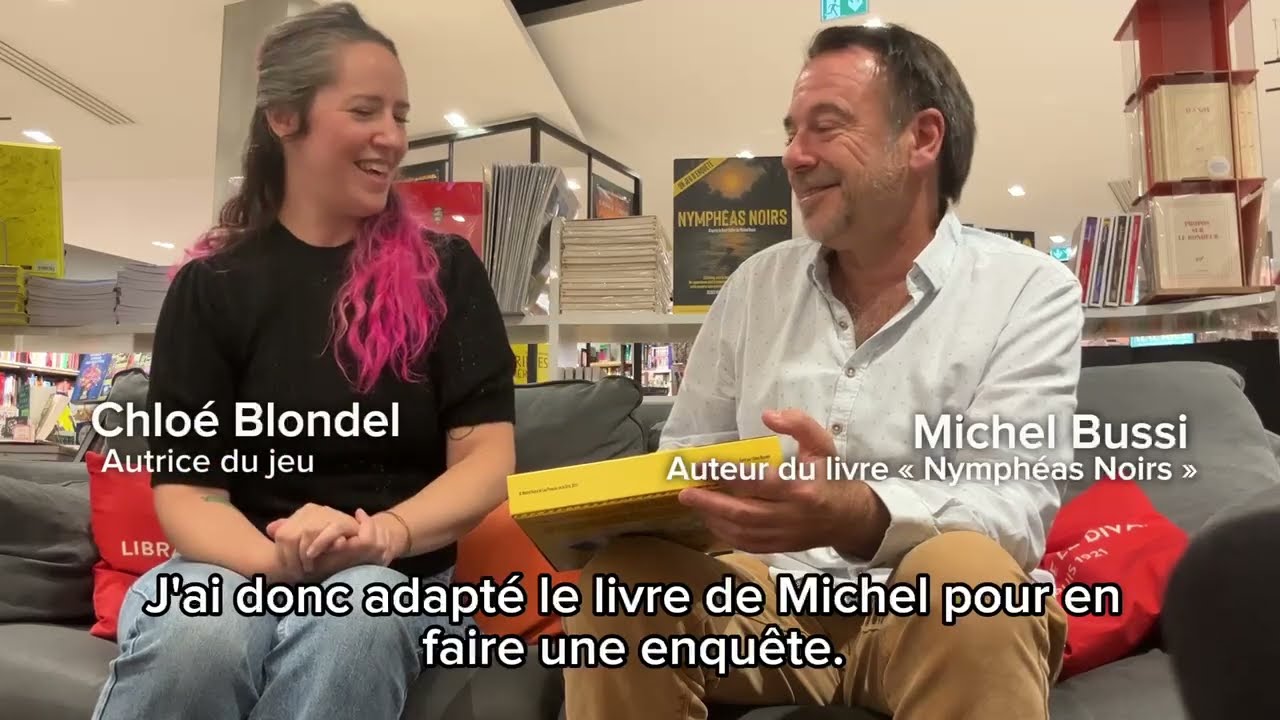 GIGAMIC - Nymphéas Noirs avec Michel Bussi
