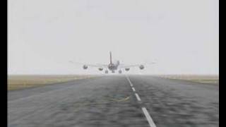 preview picture of video 'A340-600CLS_landing at OIKB_rw03R'
