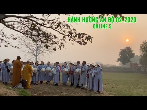 ĐOÀN HÀNH HƯƠNG ĐẠO PHẬT NGÀY NAY THAM QUAN THÁP ANGULIMALA