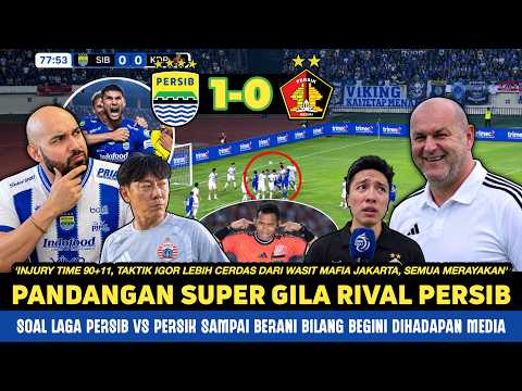 🔵 EDANN DILUAR DUGAAN‼️REAKSI JUJUR STY, BINDER & BOJAN SOAL HASIL PERSIB HAMPIR DIJEGAL WASIT MAFIA
