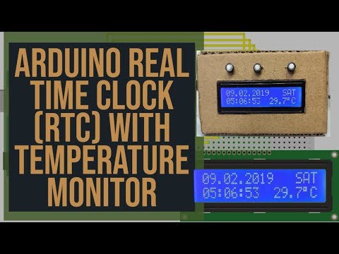 Learn Arduino Project Arduino Real Time Clock RTC with Temperature ...