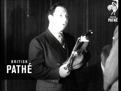 33,000 Pounds Violin AKA Isaac Stern Plays Â£30,000 Violin (1947)