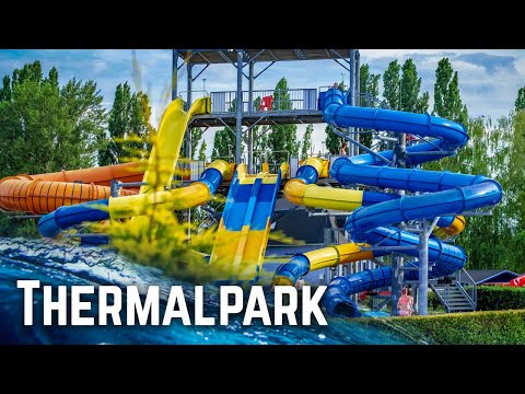 ALL WATER SLIDES at Thermalpark Dunajská Streda, Slovakia!