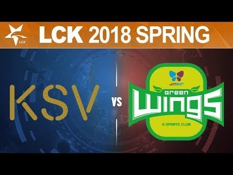 KSV vs JAG Game 1 -  LCK Spring Split 2018 W8D1 - KSV eSports vs Jin Air GreenWings G1