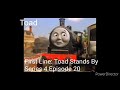 Thomas And Friends First And Last Lines From Every Character Introduced In Series 3