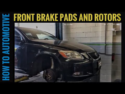How to Replace the Front Brake Pads and Turn Rotors on a 2006 Lexus GS300