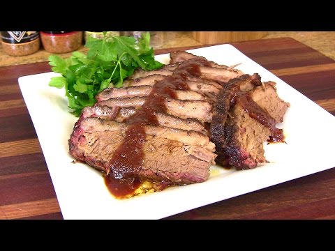 SMOKED BBQ BEEF BRISKET RECIPE Traeger Grills Collab | Cooking With Carolyn