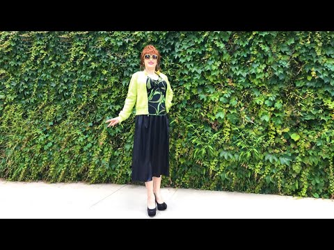 Black satin midi skirt. Elegance for every day. Ameynra fashion by Sofia Goldberg