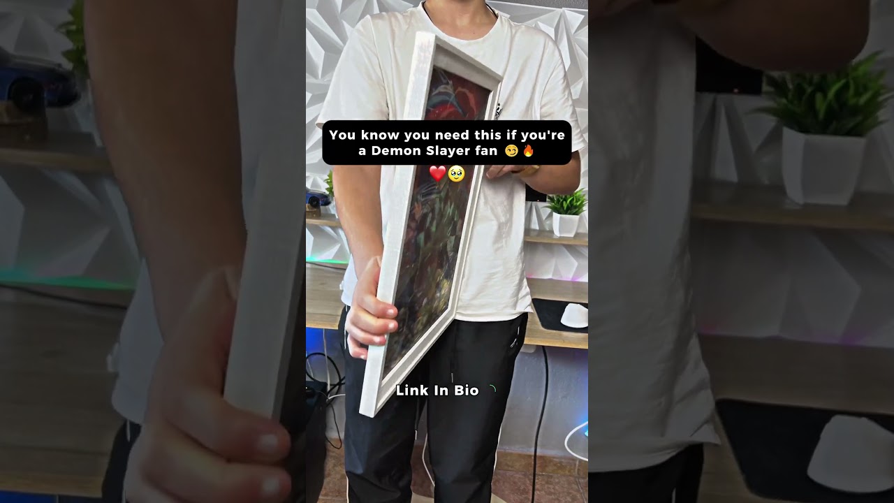 This 3D Demon Slayer poster hits different 👀🔥 #demonslayer #anime #animeart