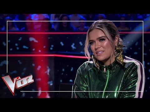 Eva González praise Karol G | Moments | The Voice Of Spain Antena 3 2019