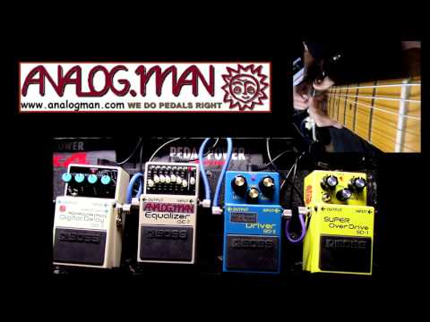 Boss OD-3 Overdrive Analogman Modded Super Mod | Reverb
