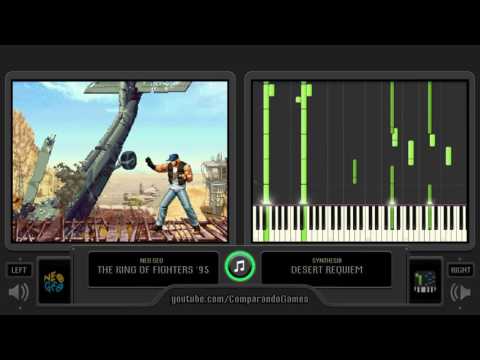 Synthesia [02] The King of Fighters '95 [Piano Tutorial] Desert Requiem