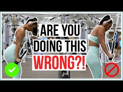 HOW TO DO A TRICEP PUSHDOWN | Beginner's Guide Video