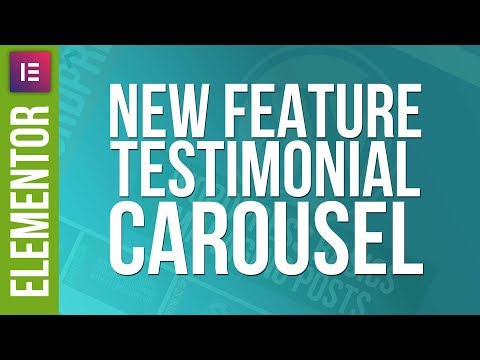 Elementor Pro The New Testimonial Carousel