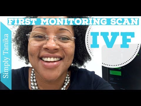 IVF First Monitoring Scan | IVF Own Eggs Video
