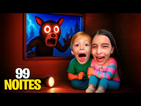 I took my little brother to 99 Nights in the Woods on Roblox! And I regret it