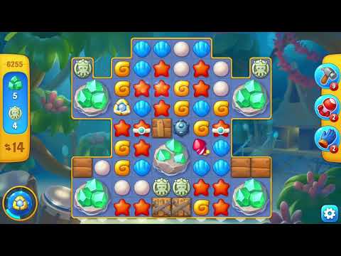 [FISHDOM Walkthrough] Level 6255 Super Hard (Qua màn - Fishdom)