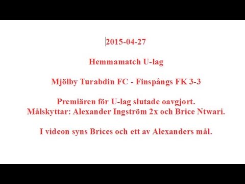 Mjölby Turabdin FC - Finspångs FK 3-3