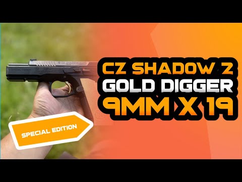 Shooting a limited edition CZ shadow 9 mm pistol. 236 of 1,300! Finally, a good gold digger!