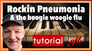 How to play Bookers ROCKIN PNEUMONIA + Improvisation. New Orleans Piano Tutorial.