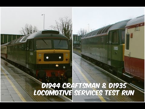 Prestatyn - 9.12.2017 -  D1944 Craftsman & D1935 on Locomotive Services Test Run - Class 47
