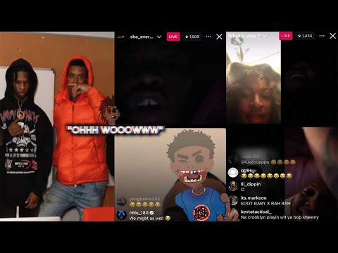 (Opps Link Up)⁉️C blu & Sha Ek React To Sheemy & Ebk Choppa Link Up!😳🎶” U A Clown🤡”‼️