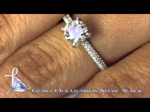 ER-SOLD-009 - 1.42 Carat G-SI1 Certified Natural Round Diamond Engagement Ring 18k White Gold