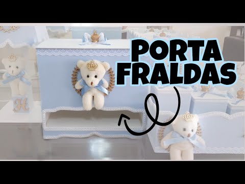 PORTA FRALDAS | Aula completa #kitdematernidade #mdf #rharalembrancas