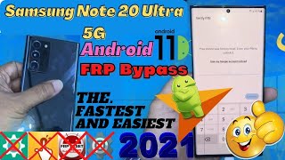 Samsung Galaxy Note 20/Note 20 Ultra 5G Remove Frp / Google Account Bypass 2021 Without PC
