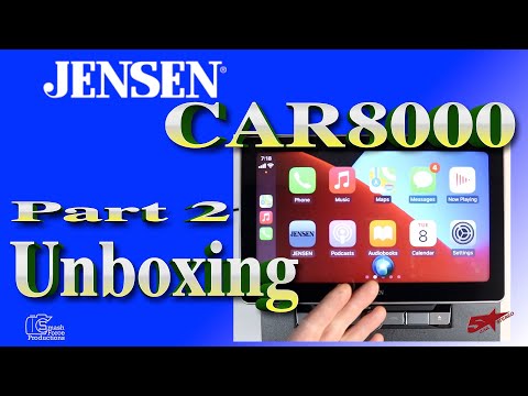 Jensen CAR8000 unboxing part 2 how to use it
