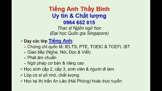 Speaking Part 1: Topic 1-6 Basic