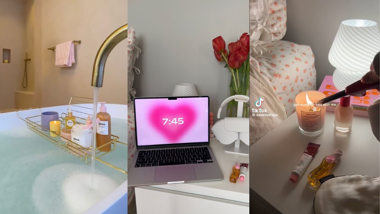 1 HOUR of Night Routines TikTok || Aesthetics || ASMR || Preppy || Selfcare