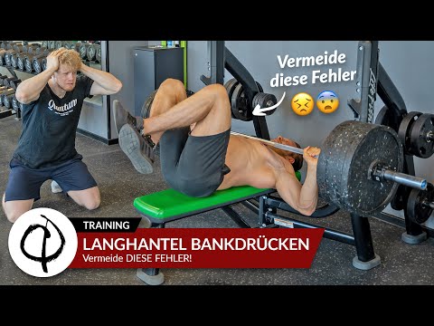Langhantel Bankdrücken - Vermeide DIESE FEHLER!
