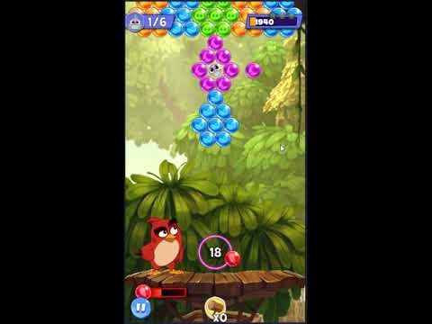 Angry Birds POP 2 Level 4 - NO BOOSTERS 😠🐦📌 | SKILLGAMING ✔️