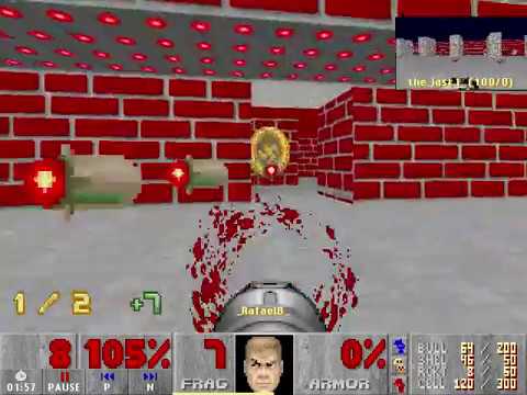 RafaelB vs the_last1 DooM 2 Duel map32