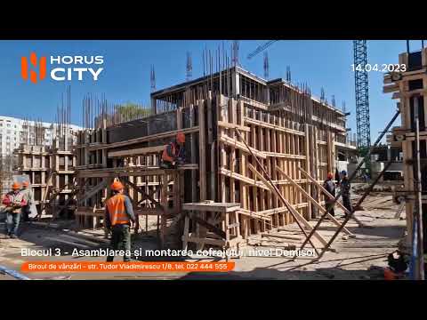 Șantierul "Horus City" în data de 14 aprilie 2023!