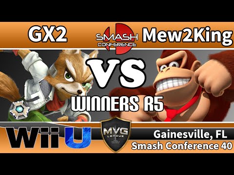 GX2 (Fox) vs. COG MVG|Mew2King (Donkey Kong) - SSB4 Winners R5 - Smash Conference 40