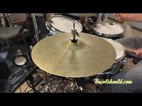 Vintage Zildjian New Beat 14” Hihats DRY 888 g Over 1282 g Light Dry Focused Amazing! Versatile image 6
