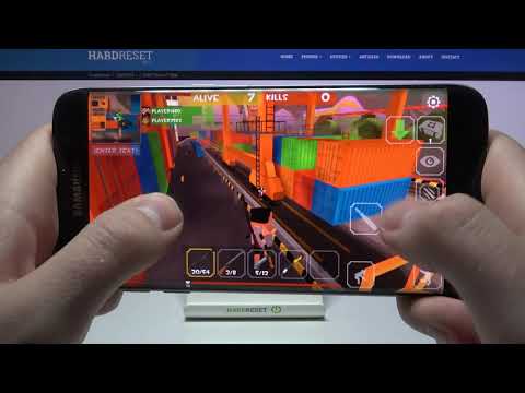 Pixel Unknown Battle Royale Game Mode on Samsung Galaxy S7 Edge – Gaming Performance Test