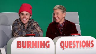 Justin Bieber Answers Ellen’s ‘Burning Questions’