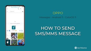 How to Send SMS/MMS message - Oppo [Android 11 - ColorOS 11]