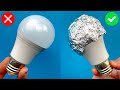 Put Aluminum Foil on Led Bulb Brightness Will Increase 100%