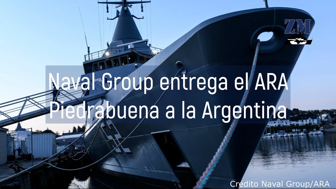 Naval Group entrega el ARA Piedrabuena a la Argentina