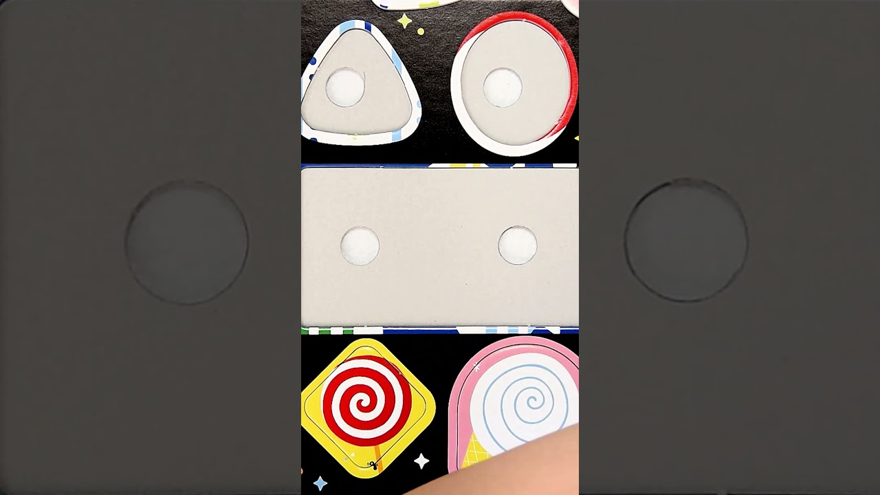 しましまぐるぐる 幼児・子供向けパズル 11ピースをやってみた！ #shorts