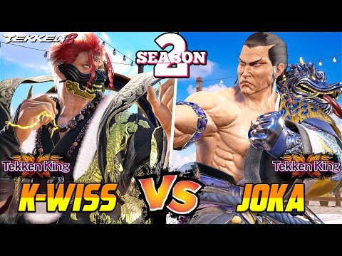 Tekken 8 – K-WISS (Hwoarang) vs JOKA (Feng) – T8 (SEASON 2) High Level Gameplay!