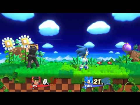 Ryu vs Sonic - SHORYUKEN!!!