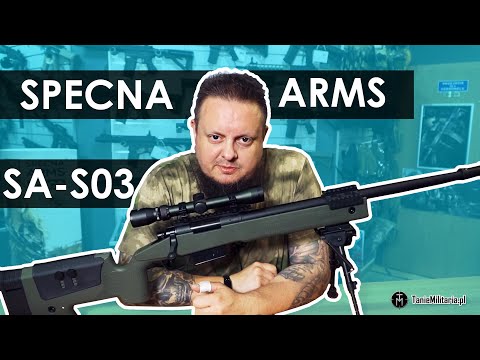 Karabin snajperski z lunetą i dwójnogiem (SA-S03) Specna Arms - TANIEMILITARIA.PL
