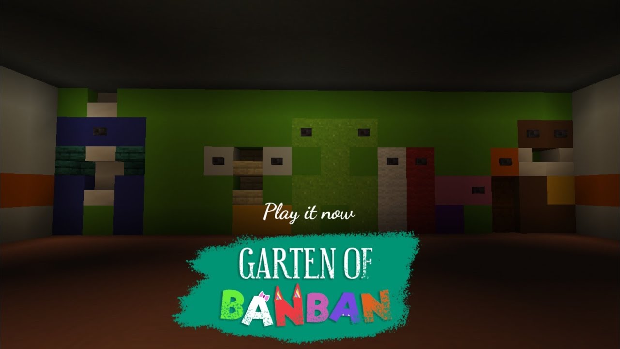 Full Gameplay] Garten of BanBan 2 vs Minecraft - map 