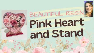 DIY Shabby Chic Resin Heart: Romantic Vintage Decor Tutorial