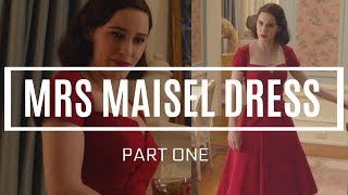 Making Mrs. Maisel's Red Dress